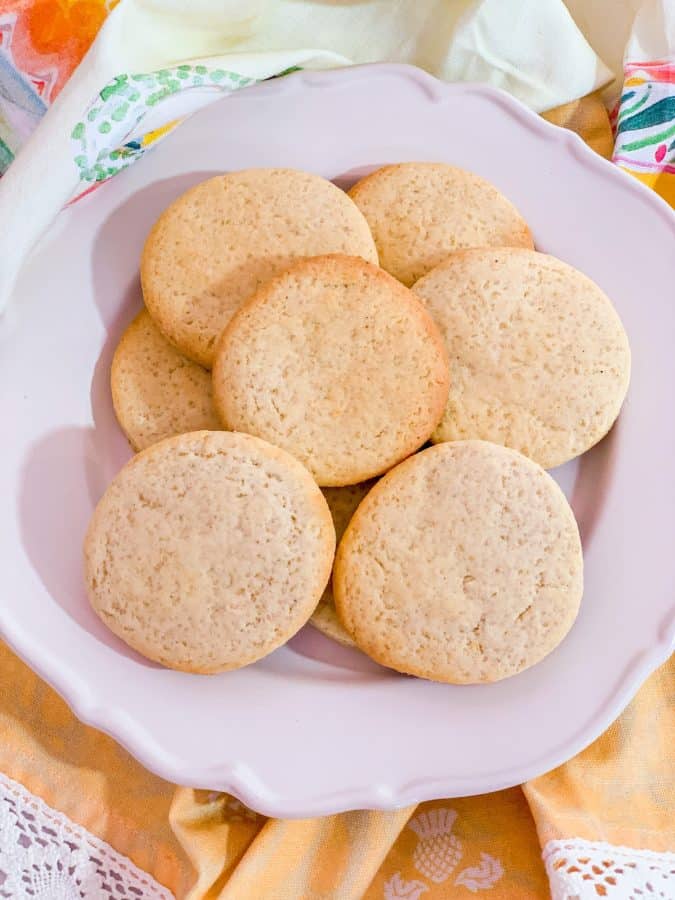 lemon tea cake cookies