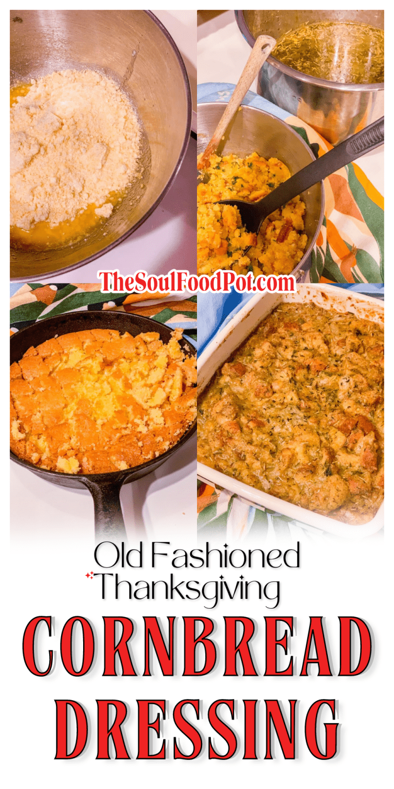 Old Fashioned Thanksgiving Dressing Recipe - The Soul Food Pot