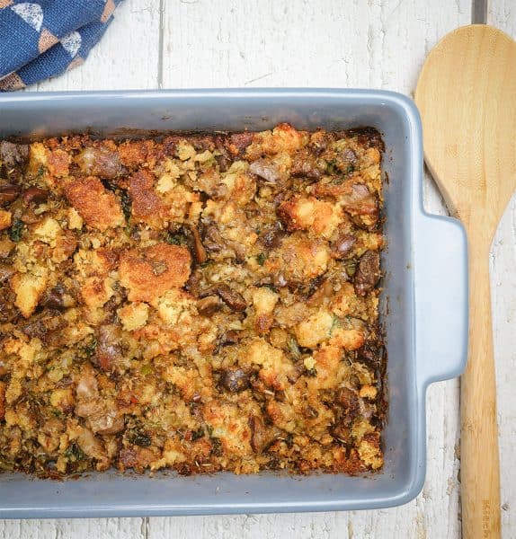 Southern Cornbread Dressing With Gizzards The Soul Food Pot