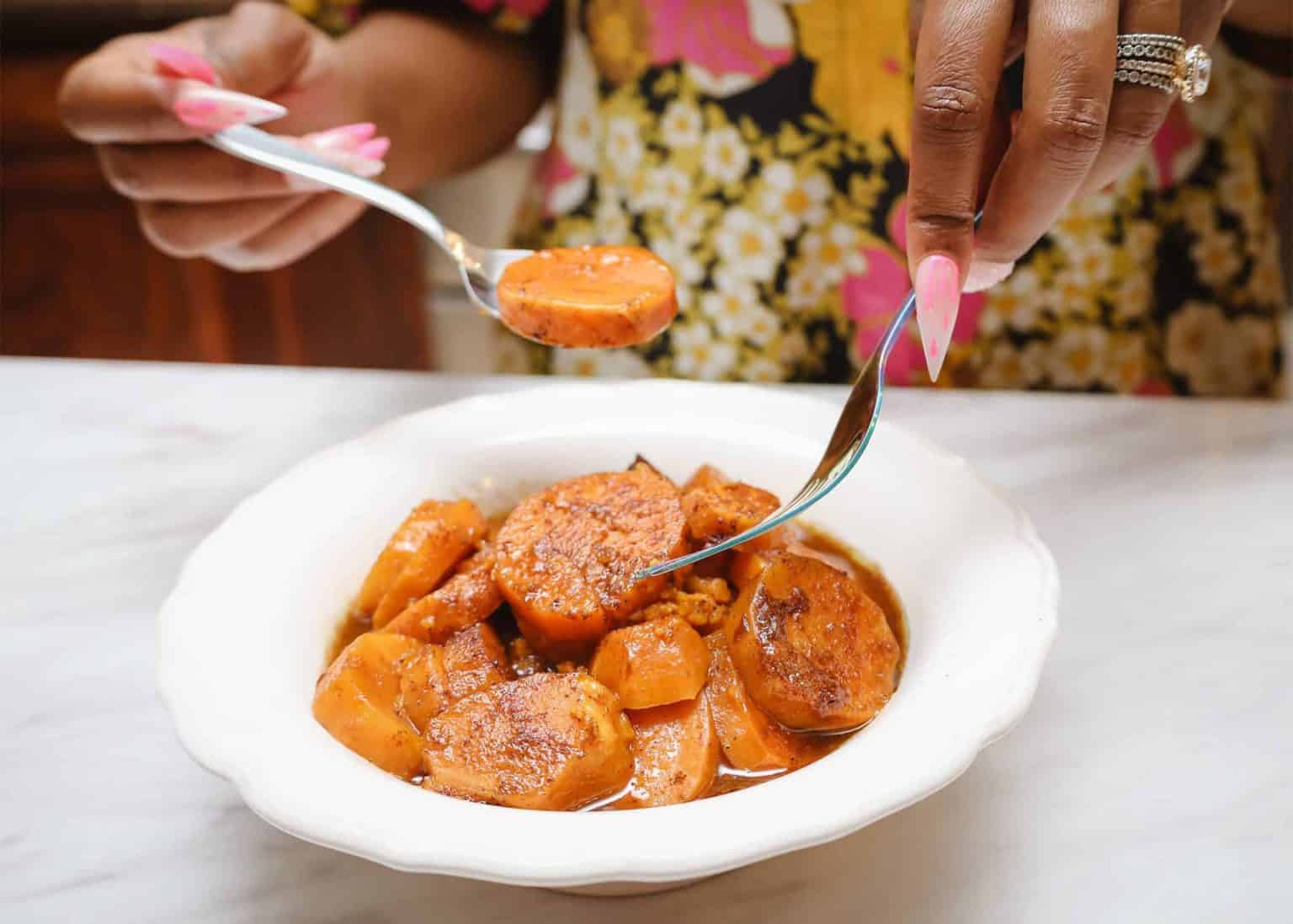 Southern Baked Candied Yams The Soul Food Pot