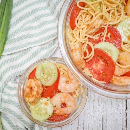 Instant Pot Shrimp Pasta Salad