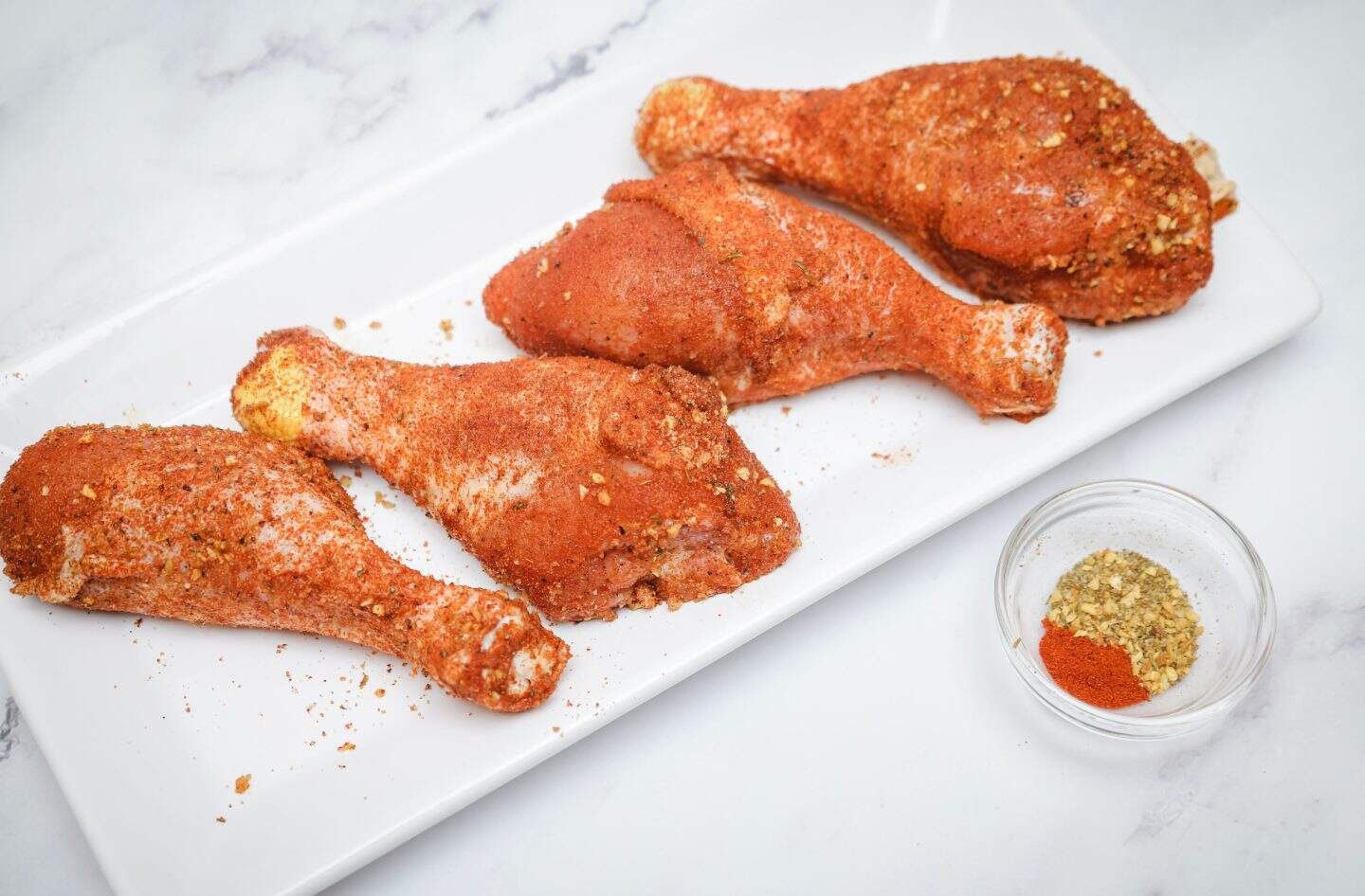 Ingredients for Soul Food Air-Fried Chicken Drumsticks Without Flour