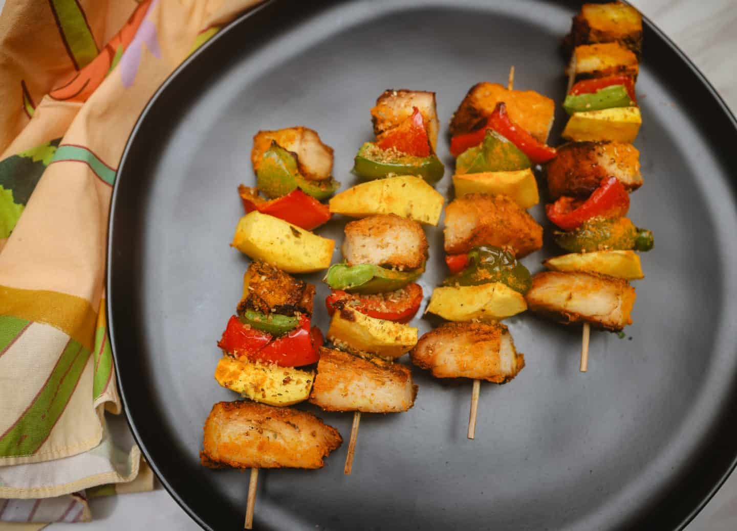 Curry Chicken Kabobs