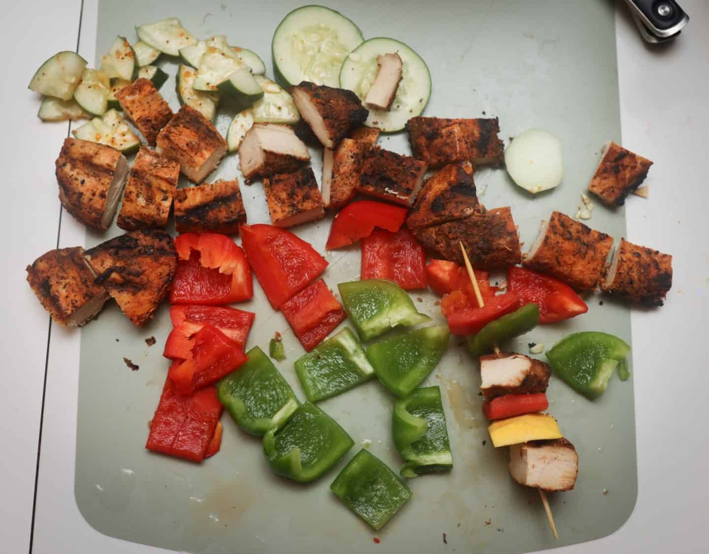How to prep the kabobs