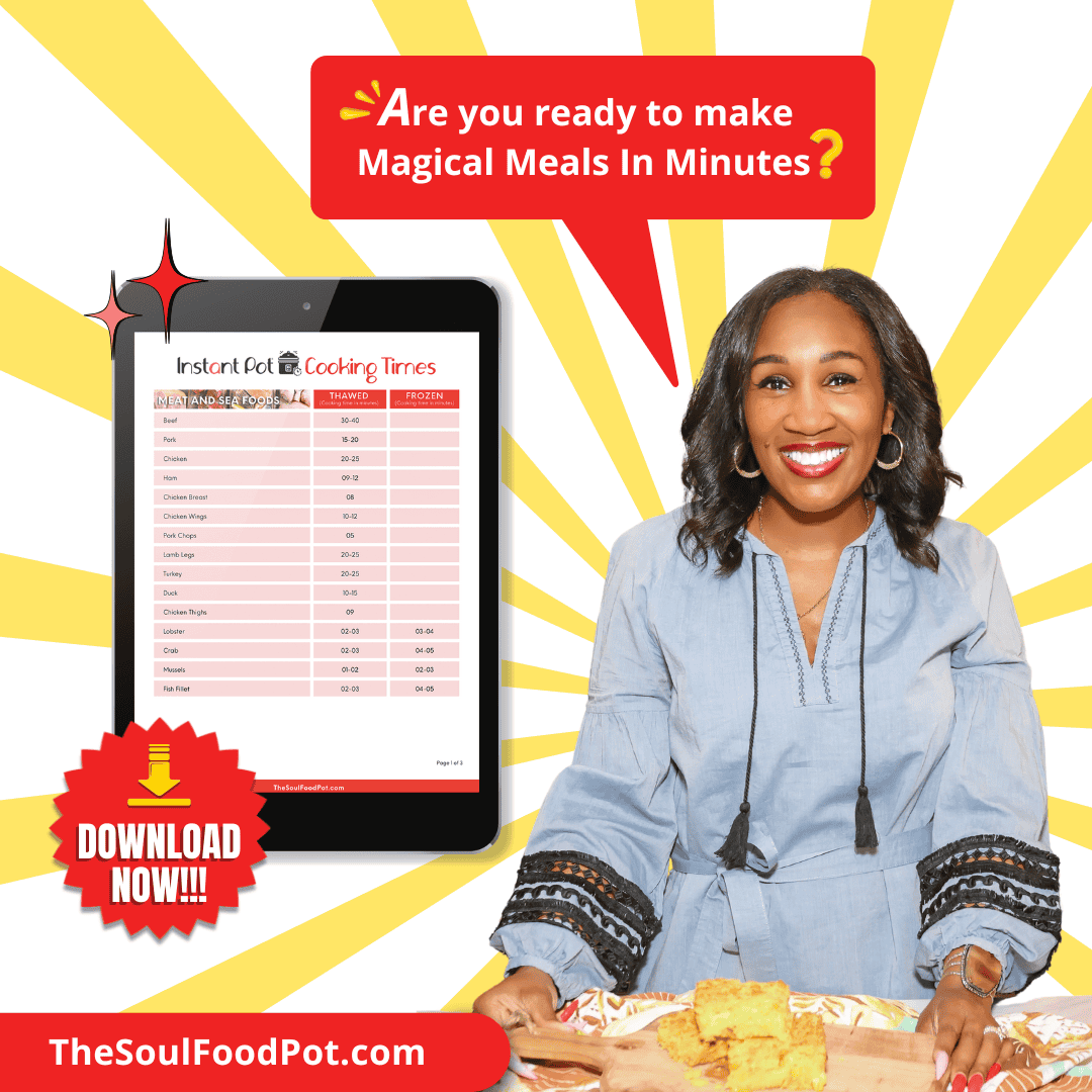 Instant Pot Cooking Times by The Soul Food Pot