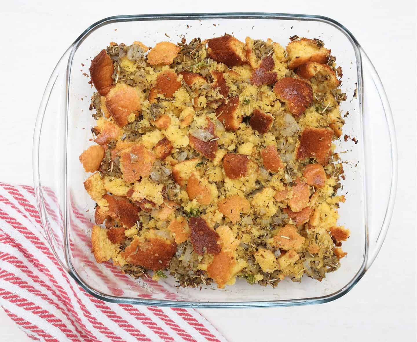 Soul Food Cornbread Dressing With Jiffy Cornbread Mix