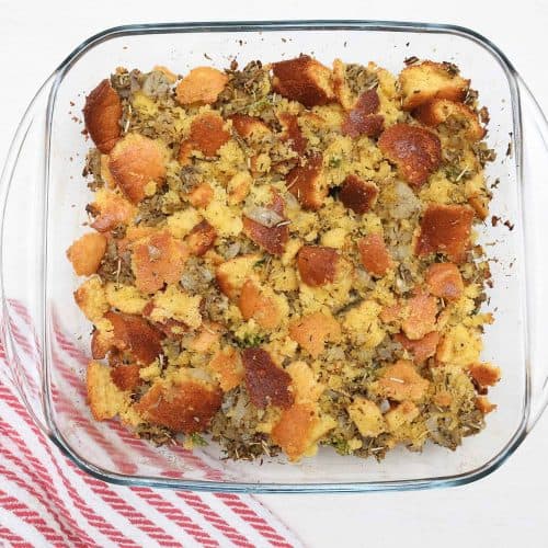 Soul Food Cornbread Dressing With Jiffy Cornbread Mix