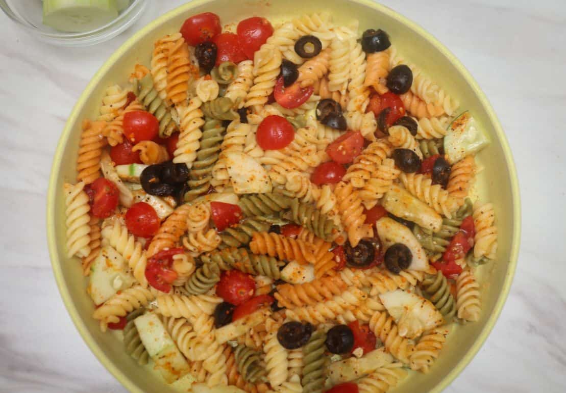 Classic Southern pasta salad 