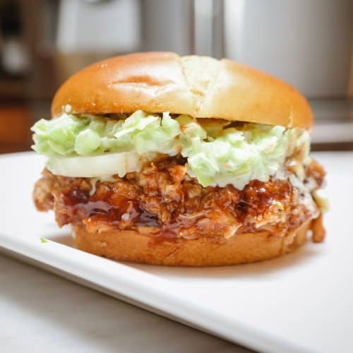 Southern Soul Food Pulled BBQ Chicken Sandwich