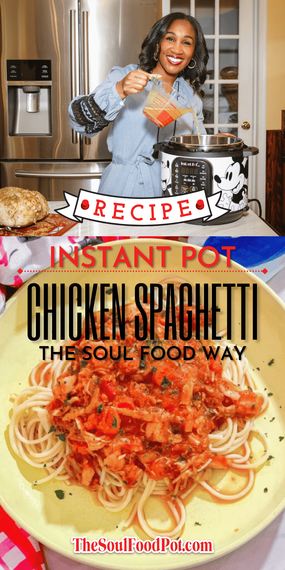 Soul Food Chicken Spaghetti Recipe In The Instant Pot