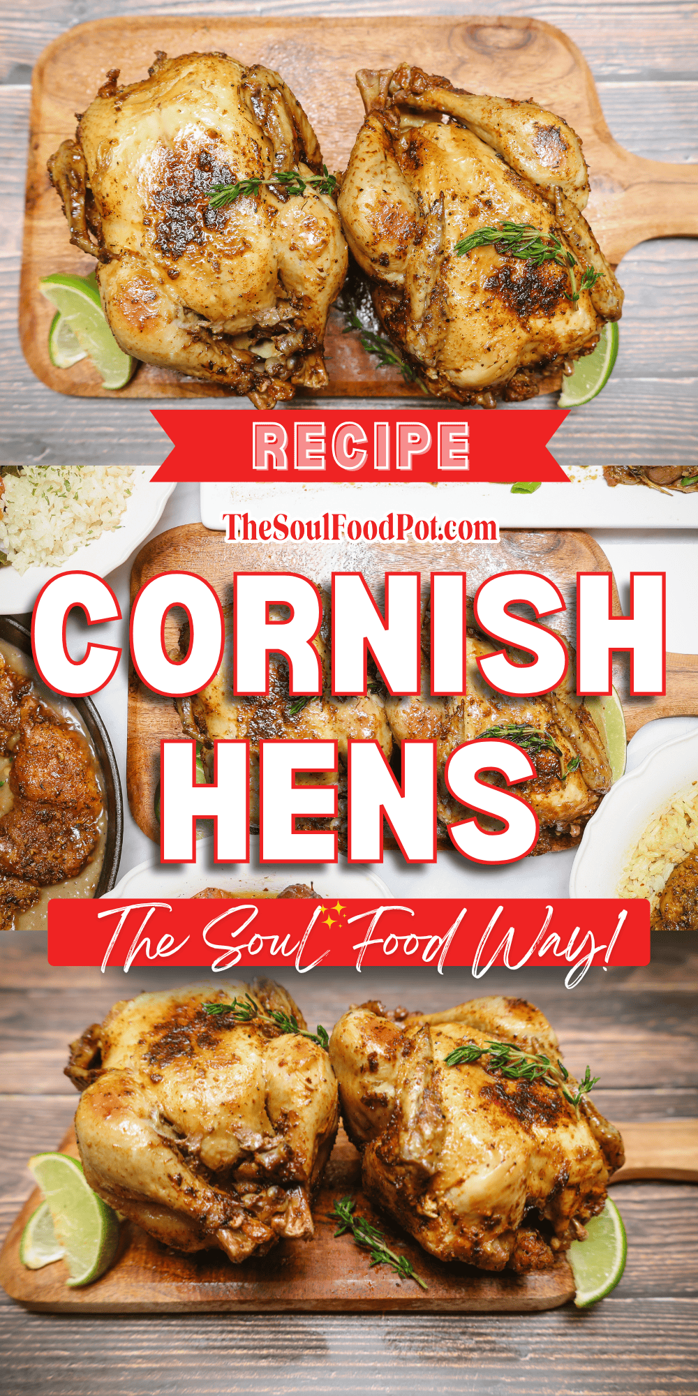 How to make soul food Cornish hens