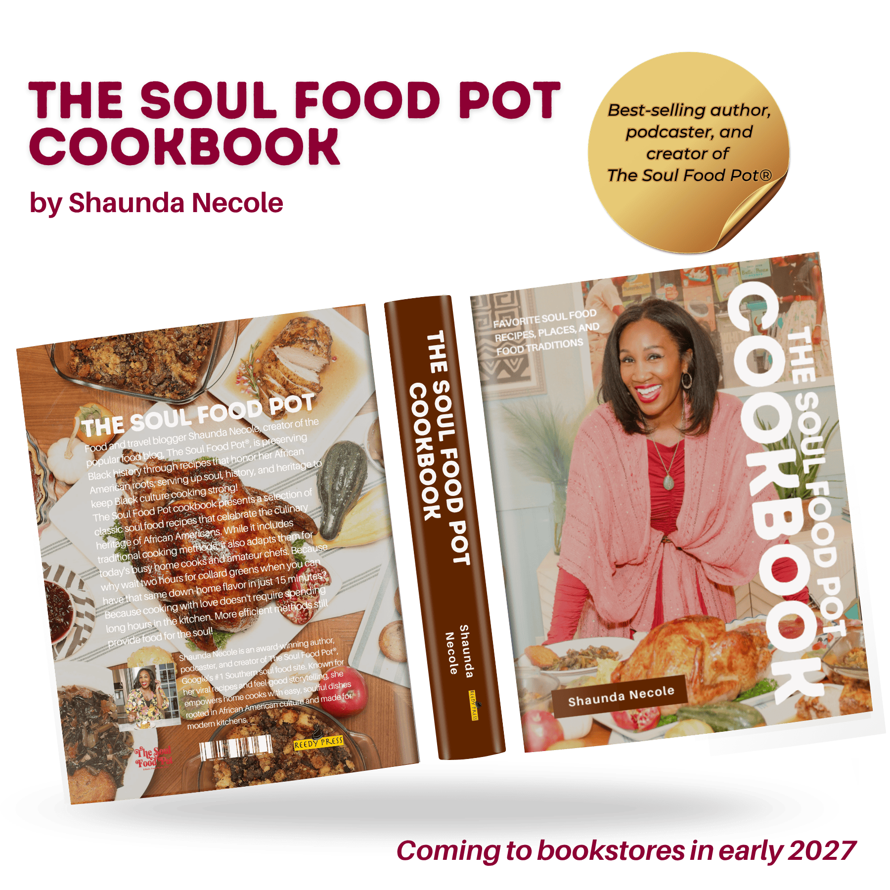 The Soul Food Pot Cookbook - Coming to bookstores in early 2027
