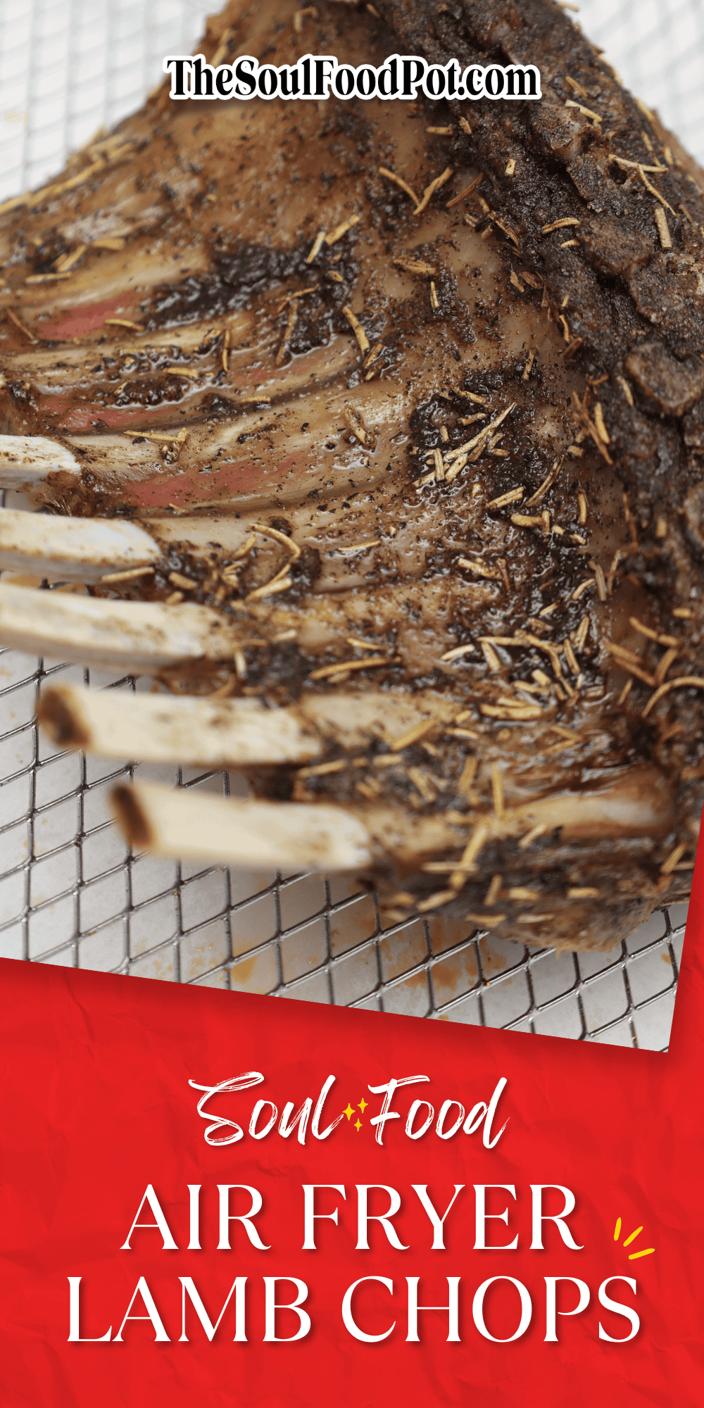 Air Fryer Soul Food Seasoned Lamb Chops