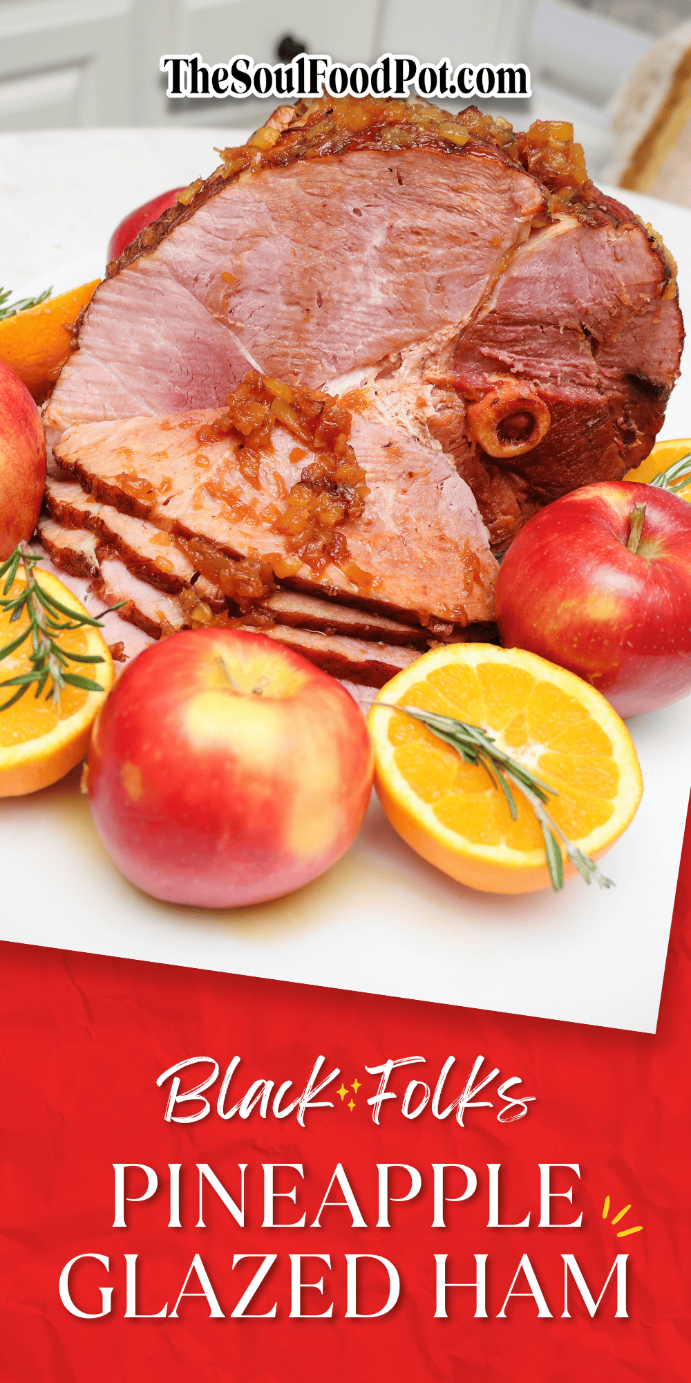 Black Folks Crushed Pineapple Glazed Ham Recipe