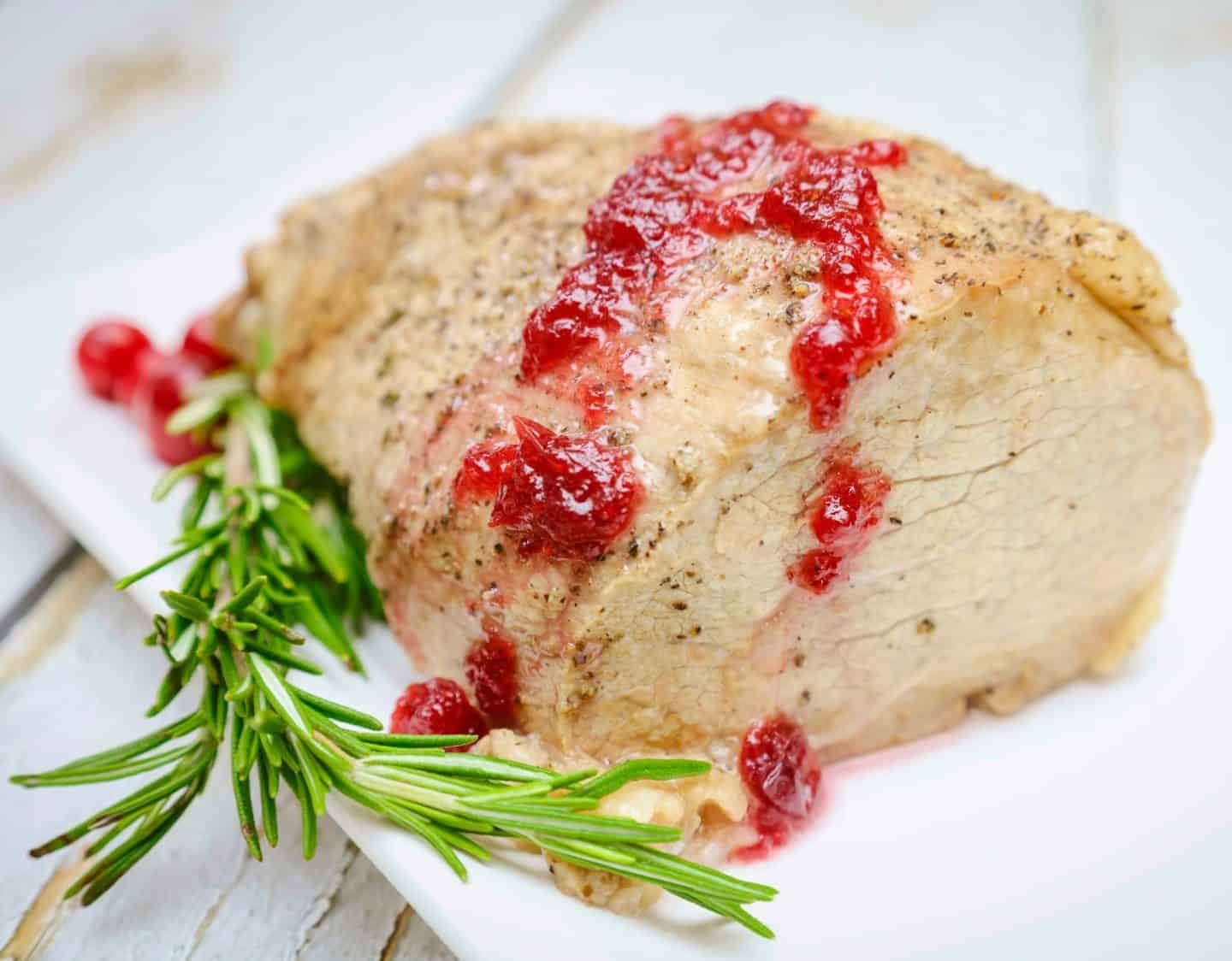 Traditional Christmas roast