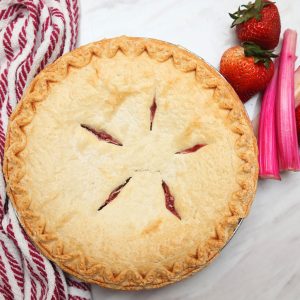 Southern-Style Strawberry Rhubarb Pie