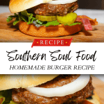 Soul Food Homemade Burger Recipe (Stovetop And Seasoned the Black Folks Way)