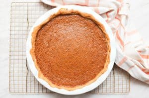 Cool the baked pie on a wire rack