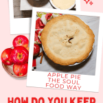 How do you keep apple pie from getting watery?
