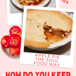 How do you keep apple pie from getting watery?