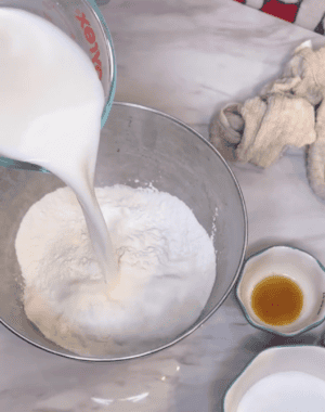 Shaunda Necole's Bisquick cobbler battter ingredients